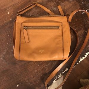 Gently used Fossil cross body bag